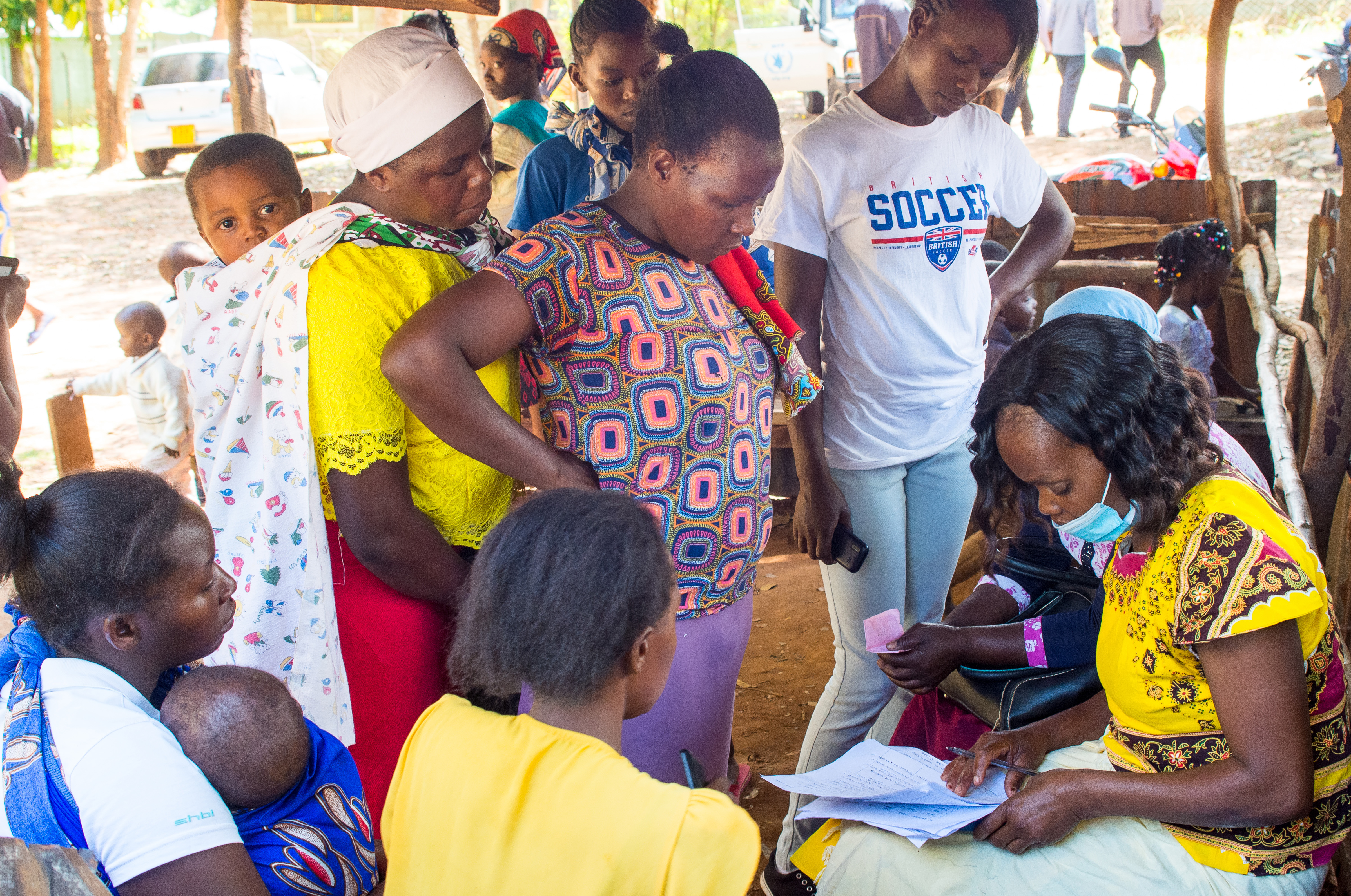 Universal Child Benefit (UCB) community validation process in Embu  Photo credit: WFP Kenya 